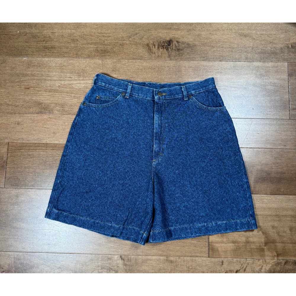 L.L Bean Denim‎ Jean Shorts Blue Casual Cotton Womens 18 Vintage
